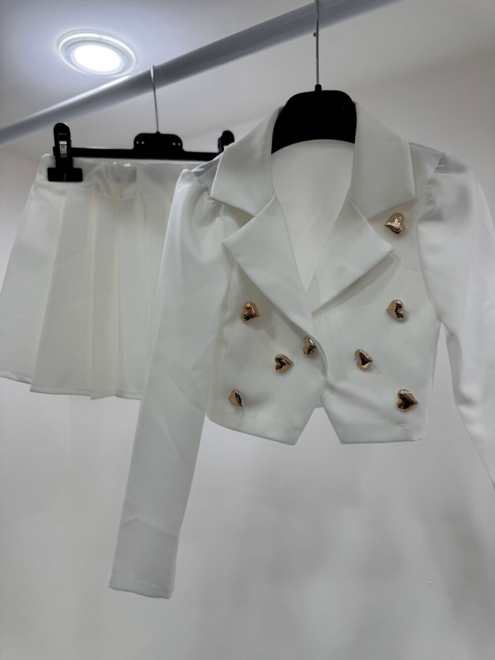 Coordinato cuori oro