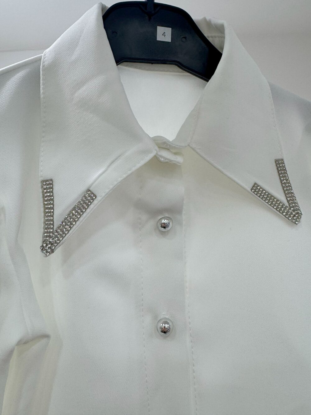 Camicia colletto brillantini - immagine 2