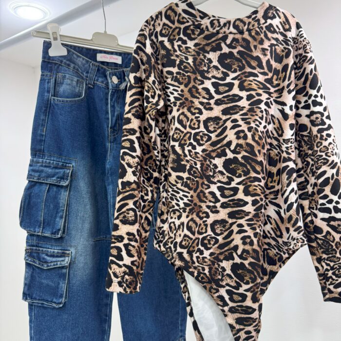 Jeans cargo simply