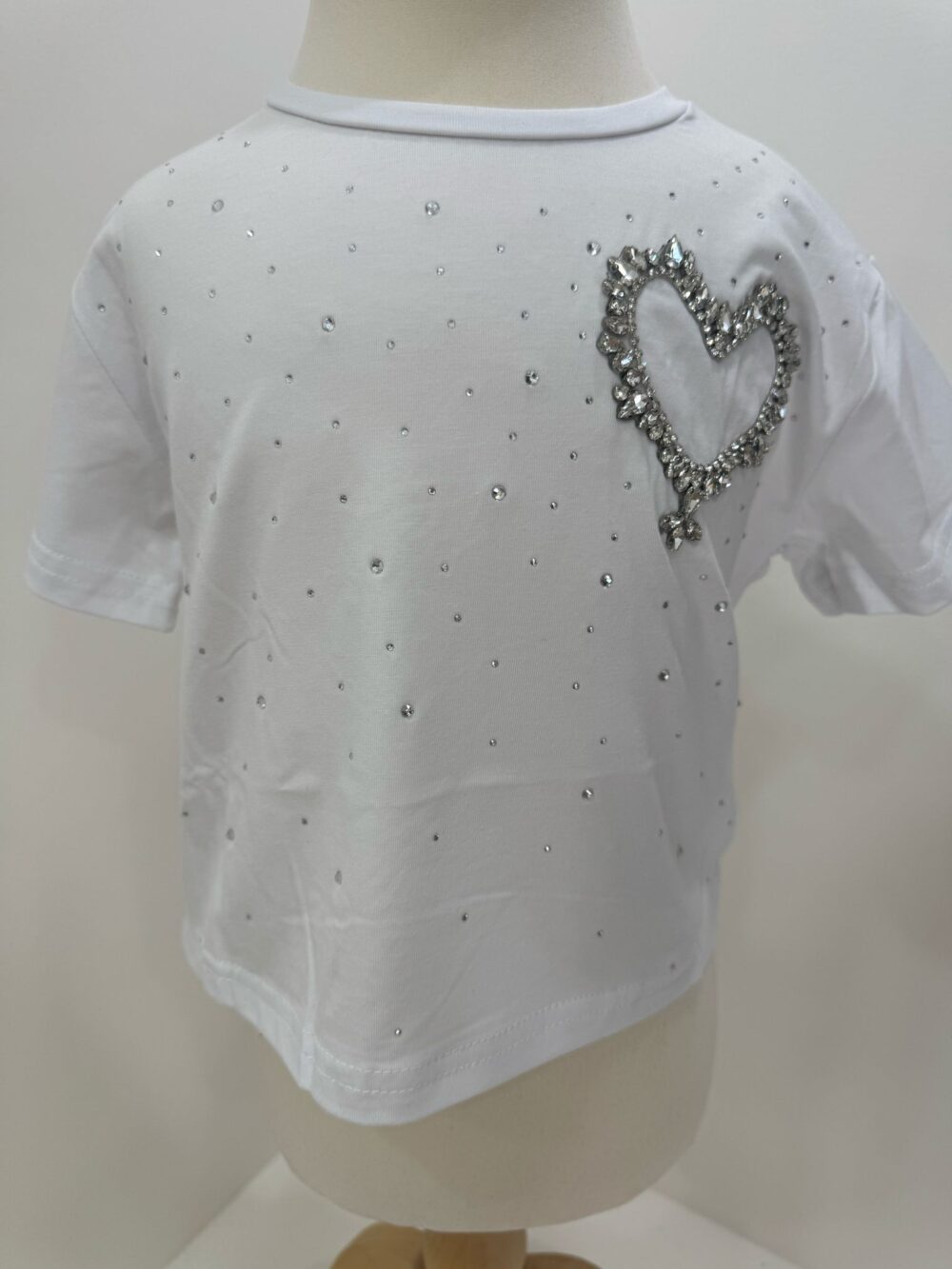 T-shirt Cuore Swarovski