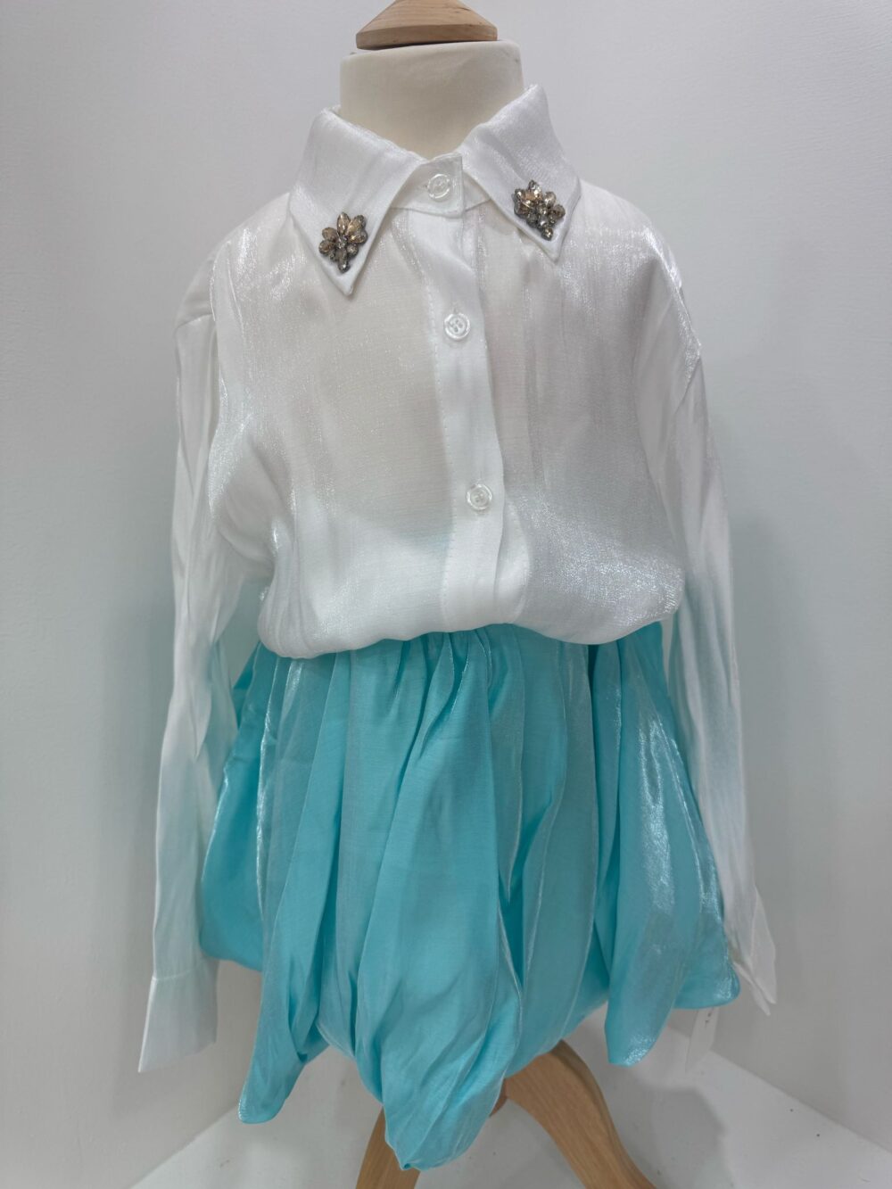 Camicia Raso Swarovski