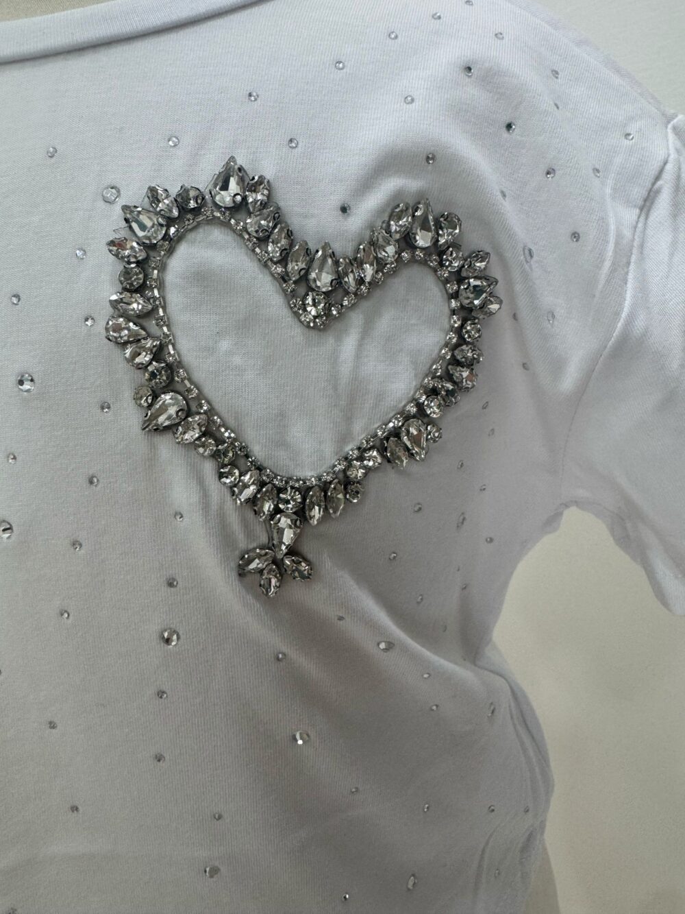 T-shirt Cuore Swarovski - immagine 2