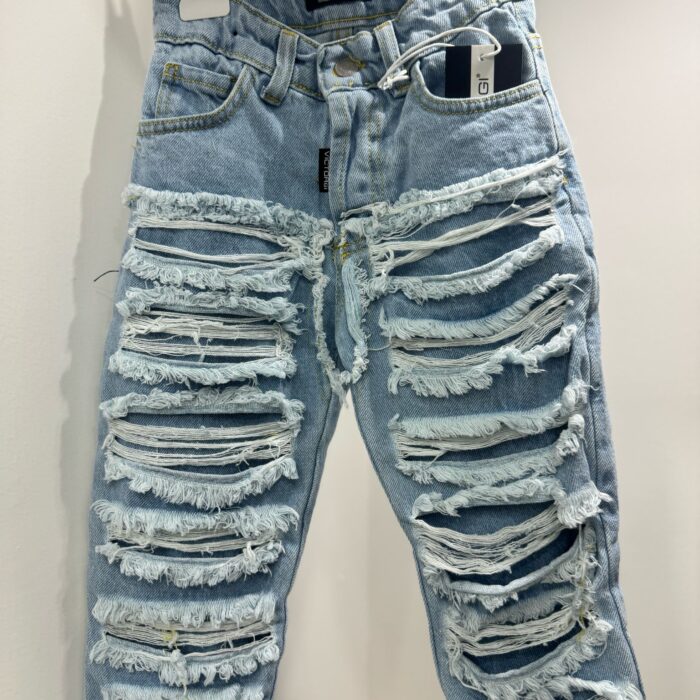 Jeans Fake Strappato