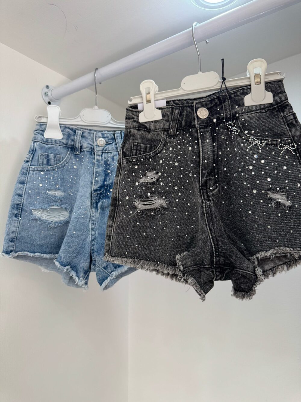 Pantaloncino Denim Shine